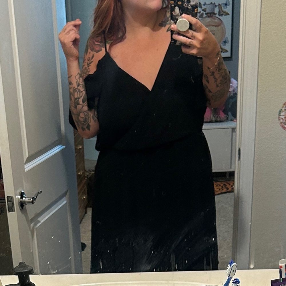 Elegant Black Women's Dress